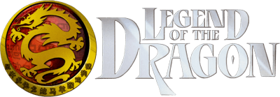Legend of the Dragon title screen for Wii